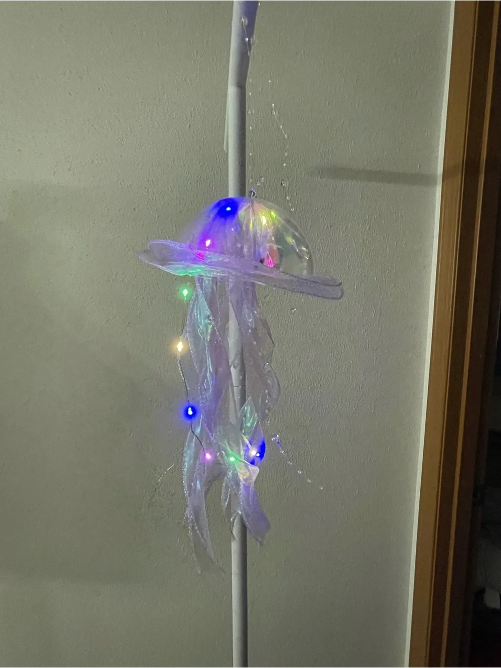 Iridescent Purple Jellyfish Hanging Party Decor - Unbranded